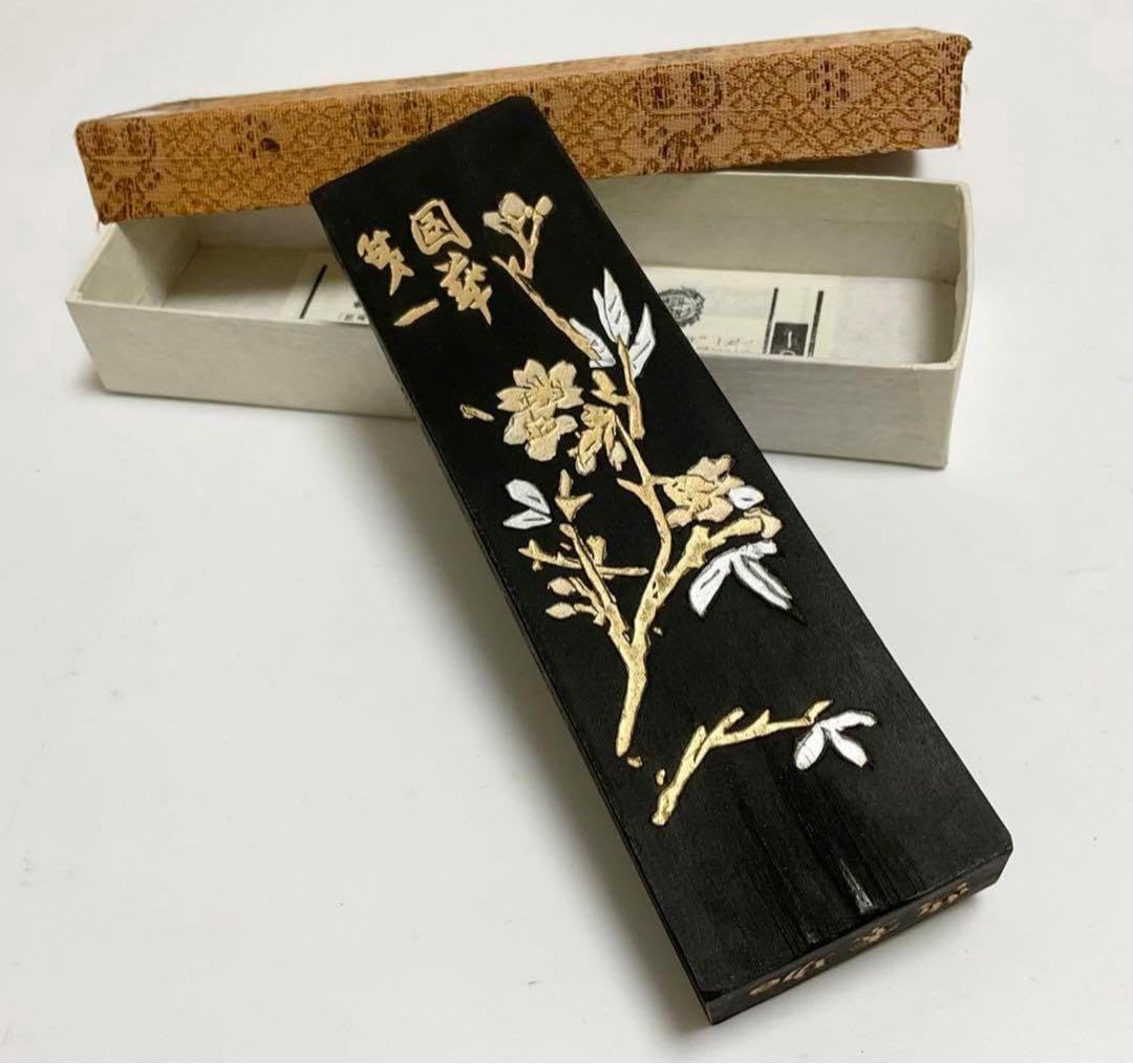 鐵齋翁書画宝墨 上海墨廟製 中国古墨　未使用　アンティーク 鐵齋翁書画宝墨 上海墨廟製 中国古墨 未使用 アンティーク Yahoo